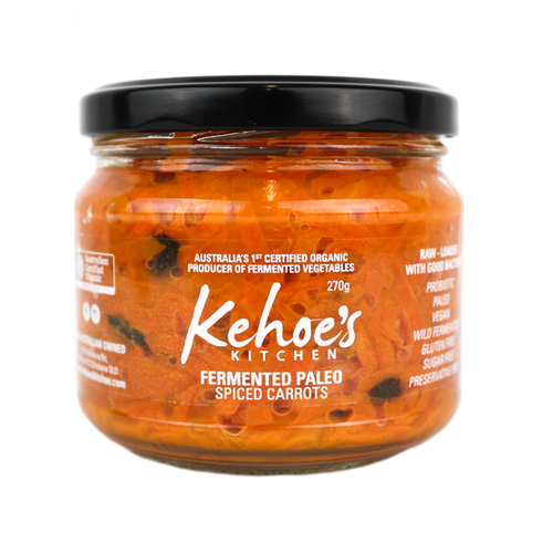 Fermented Paleo Spiced Carrots 270gm