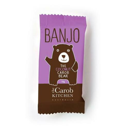 Banjo Bear Coconut 15g by The Carob Kitchen