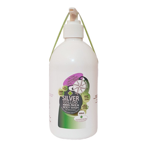 Silver Colloid Face & Body Wash  - Tea Tree Lemongrass (500ml) by Silver Health Colloid