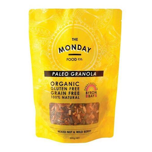 Paleo Granola Mixed Nut & Wild Berry 300g