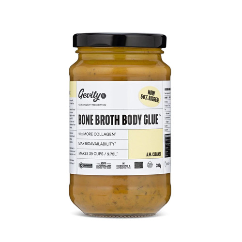 Gevity Bone Broth Body Glue A.M Cleanse 390g