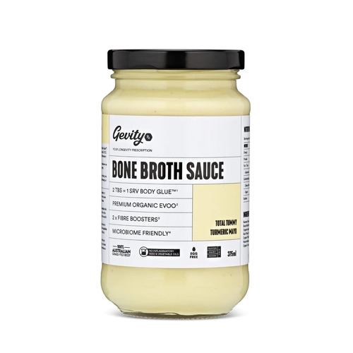 Turmeric Mayo Bone Broth 375ml  by Gevity