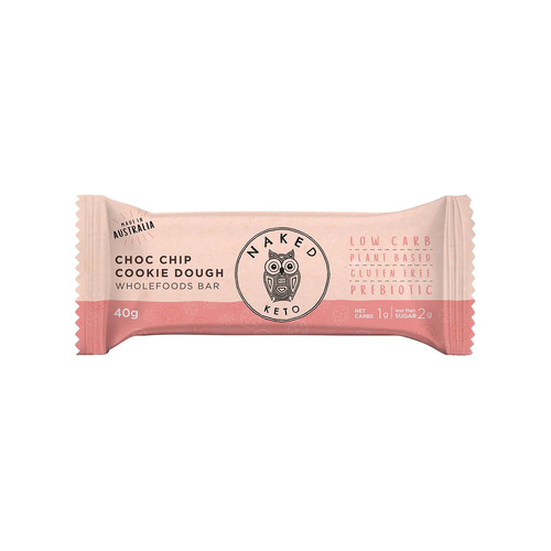 Naked Keto Bars Choc Chip Cookie Dough 40g