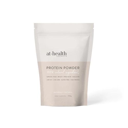 Naturally Natural Grass-Fed Whey Protein Isolate 900g by At Health Australia