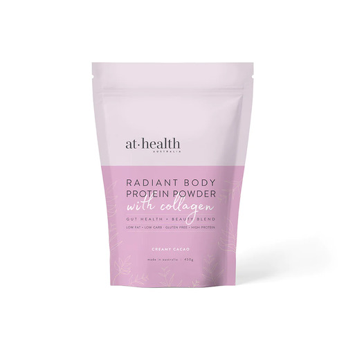 Radiant Protein Cacao 450g by At Health Australia