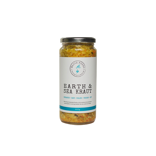Earth and Sea kraut 440g by Alive Foods 