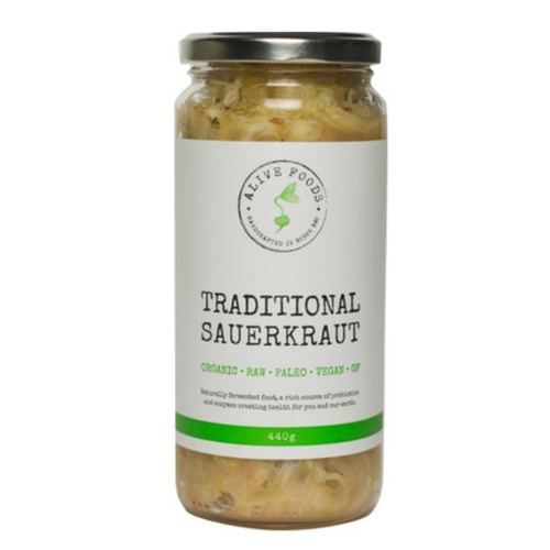 Traditional Sauerkraut Organic 400g  by Alive Foods 