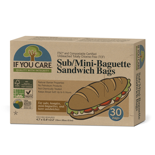 Sub/Mini Baguette Sandwhich Bags