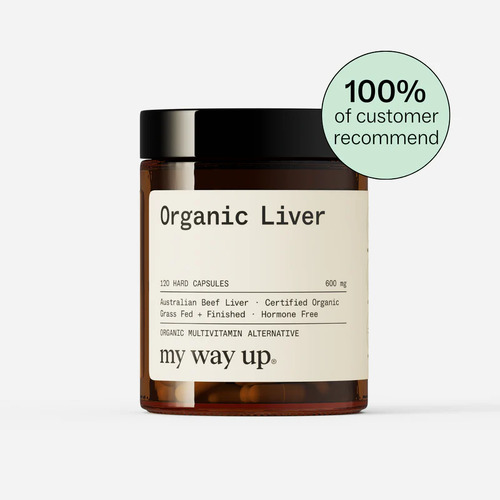 Organic Liver 120 Capsules  by My Way Up.