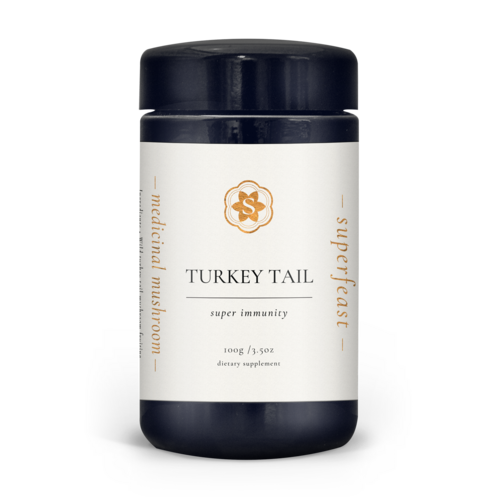 Wildcrafted Medicinal Mushroom - Turkey Tail 100g