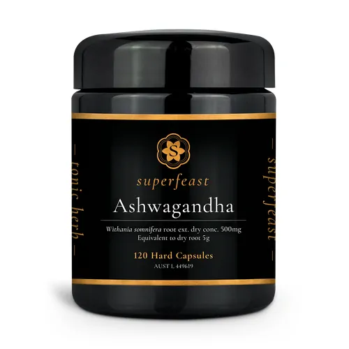 Ashwagandha Adaptogen 120 Caps by Superfeast