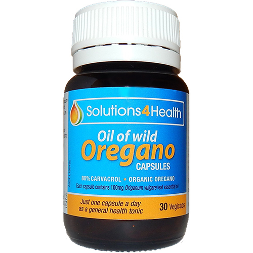 SOLUTIONS 4 HEALTH Oregano Oil 30caps
