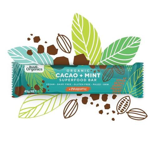 Cacao + Mint Superfood Bar 45g