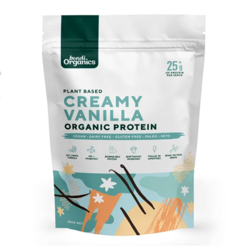 Plant Based Organic Protein Creamy Vanilla 480g