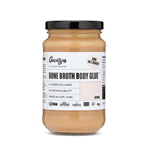 Bone Broth Body Glue Natural 390g by Gevity