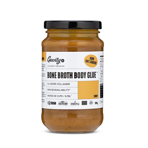 Bone Broth Body Glue Curry 390g by Gevity