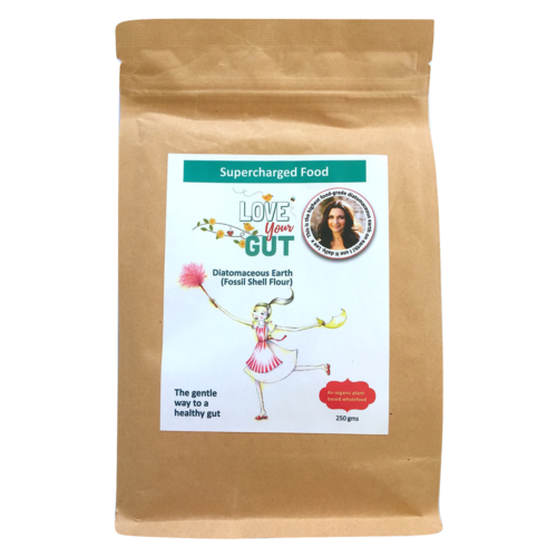 Love your Gut Diatomaceous Earth 100g  by SUPERCHARGED FOOD