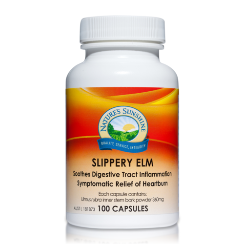 Slippery Elm 360mg 100 Capsules by Nature's Sunshine