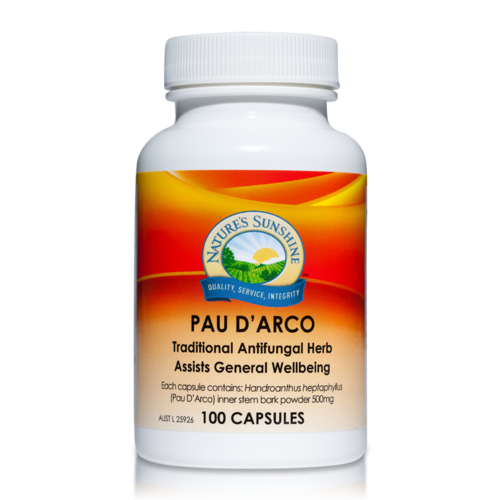 Pau D'Arco 500mg 100 Capsules