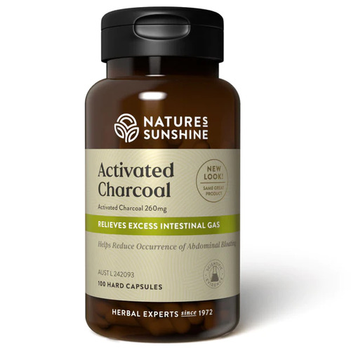 Activated Charcoal 100caps by Nature's Sunshine