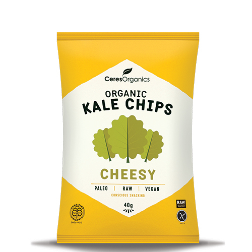 Ceres Kale Chips Cheesy 8pk