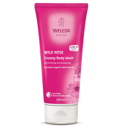 Creamy Body Wash Wild Rose 200ml by Weleda
