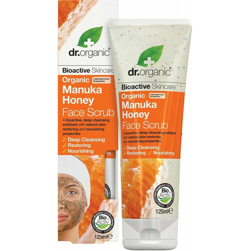  Manuka Face Scrub 125ml by Dr Organic
