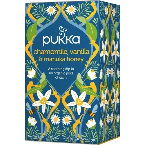 Chamomile, Vanilla and Manuka Pukka Tea Bags by Organic Pukka Tea
