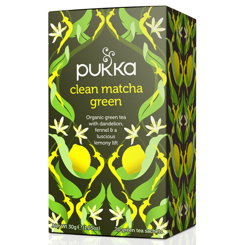 Organic Pukka Tea - Clean Matcha Green Tea