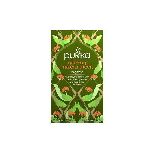 Ginseng Matcha Green Tea Bags by PUKKA