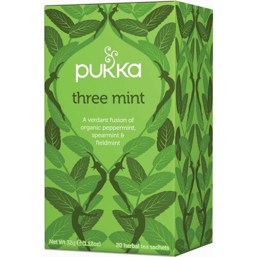 Three Mint Pukka Tea Bags