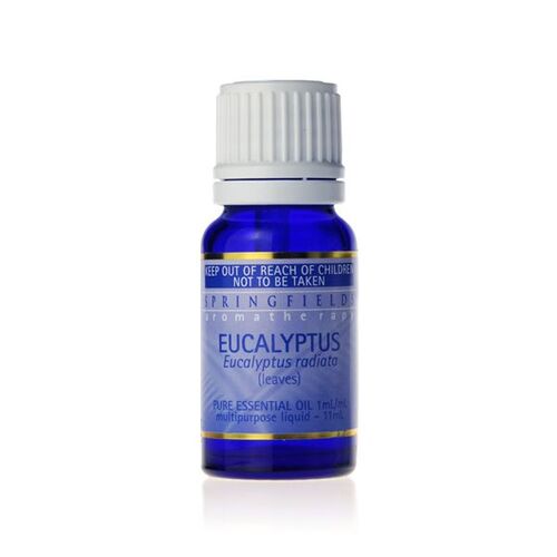 Eucalyptus Essential Oil Certified Organic 11ml by Springfields