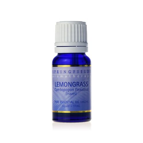 Lemongrass Essential Oil Certified Organic 11ml