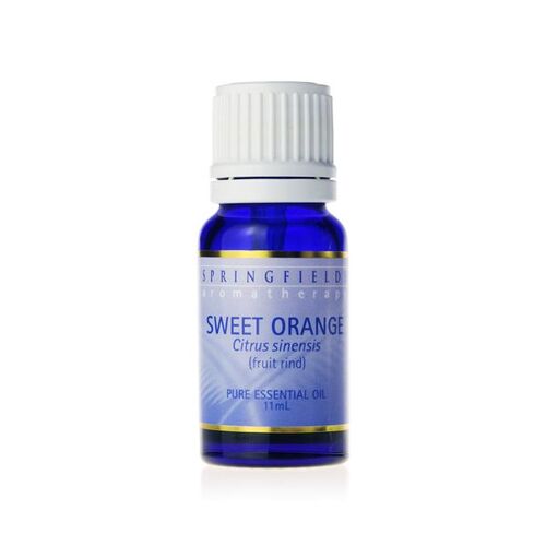 Sweet Orange Essential Oil Certified Organic 11ml by Springfields