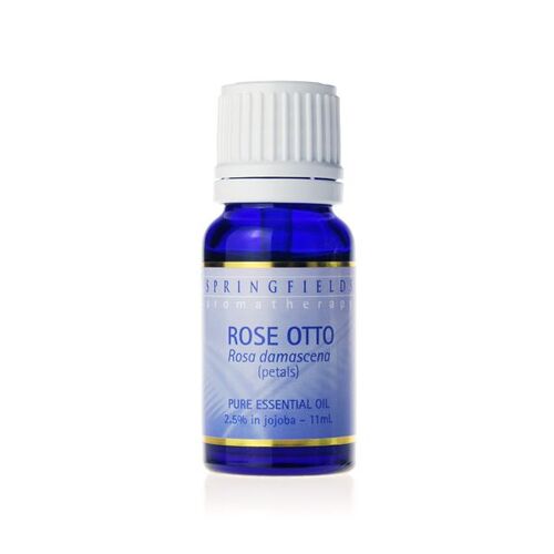 Rose Otto Essential Oil 2.5% in Jojoba 11ml by Springfields