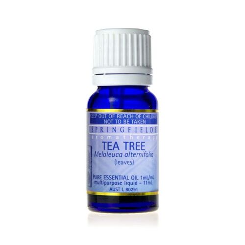 Tea Tree Essential Oil Certified Organic 11ml by Springfields