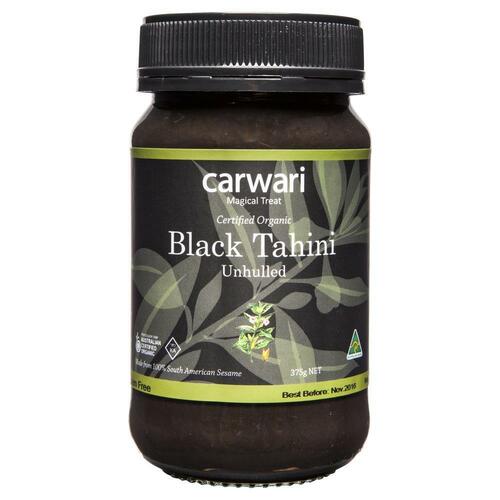 Black Tahini Unhulled 375g by Carwari