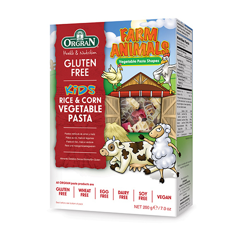 Farm Animals Kids Rice & Corn Vegetable Pasta 200g