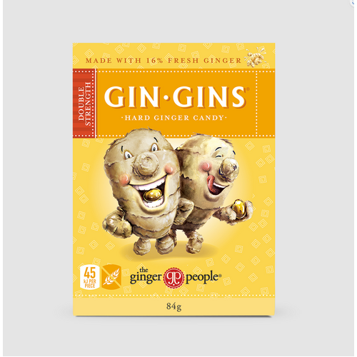 Gin Gins Ginger Candy Hard Double Strength (84g)