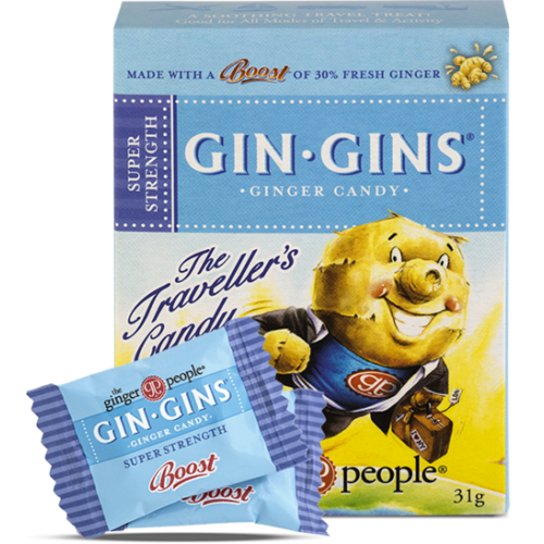 Gin Gins Ginger Candy super strength 31g by THE GINGER PEOPLE