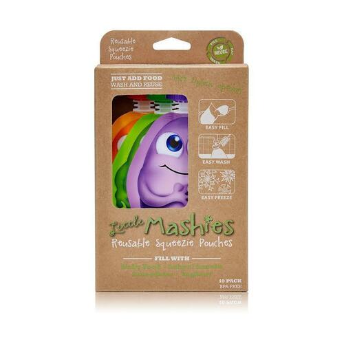 Little Mashies Reusable Squeeze Pouch Mixed 10 Pack