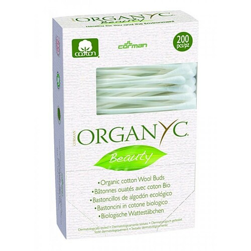 Beauty Cotton Buds Pack 200 by ORGANYC