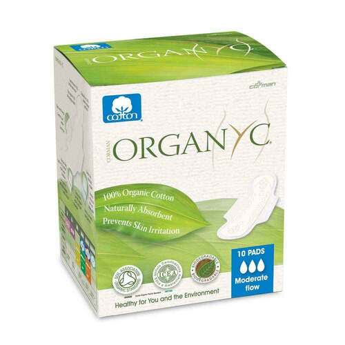 Ultra Thin Pads Moderate + Wings by ORGANYC