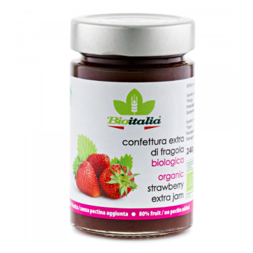 Organic Strawberry Extra Jam 240g