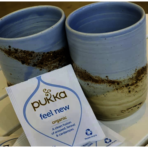 Pottery Mugs, various