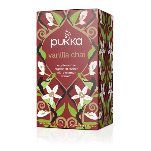 Vanilla Chai Pukka Tea Bags by Organic Pukka Tea