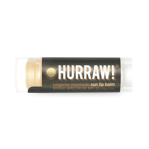 Sun Lip Balm SPF15 Tangerine Chamomile (4.8g) by HURRAW Lip Balms
