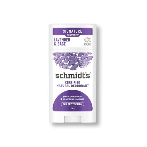 Schmidts Deodorant Stick Lavender & Sage (75g) by SCHMIDT'S