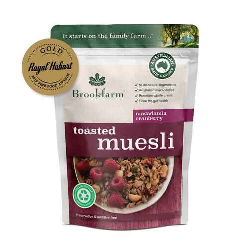 Toasted Muesli Cranberry & Macadamia Muesli 5kg Bulk bag  