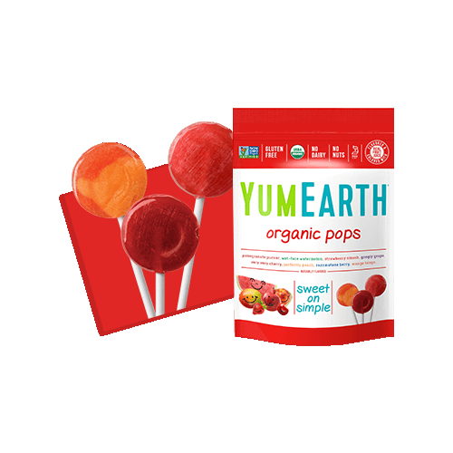 Organic Pops (Red) 14 Pops  by Yum Earth